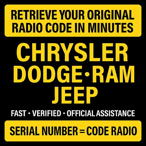 Mopar radio code unlock - ✅, |