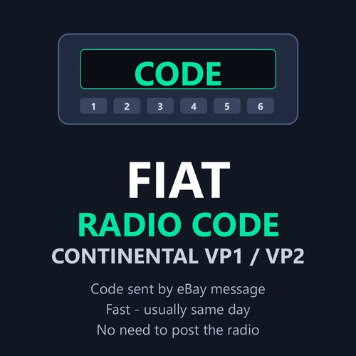 Fiat vp1 vp2 radio - fiat, unlock